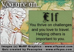 You are an Elf